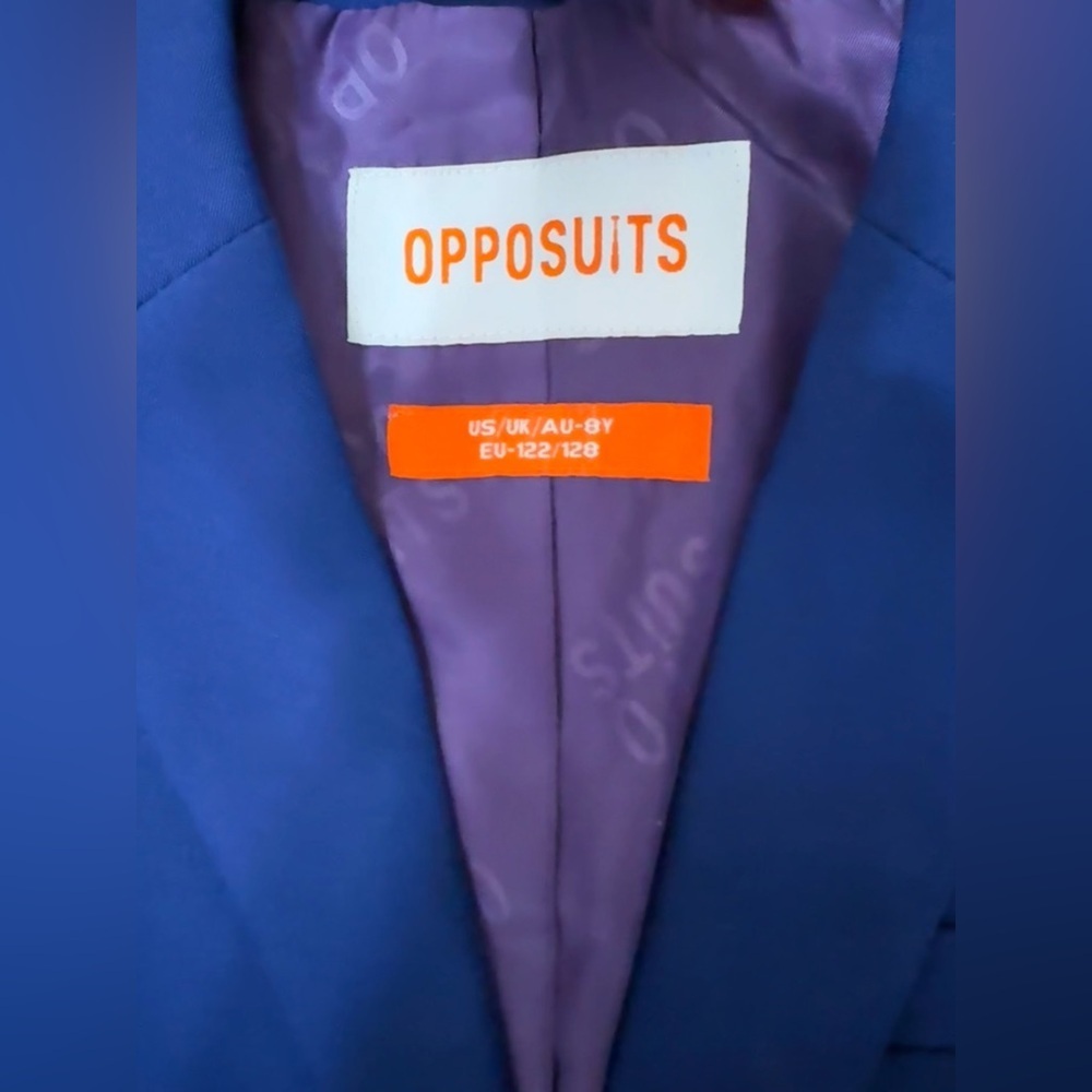 Opposuits Suit Jacket and Tie in Navy Royale - Picture 5 of 6